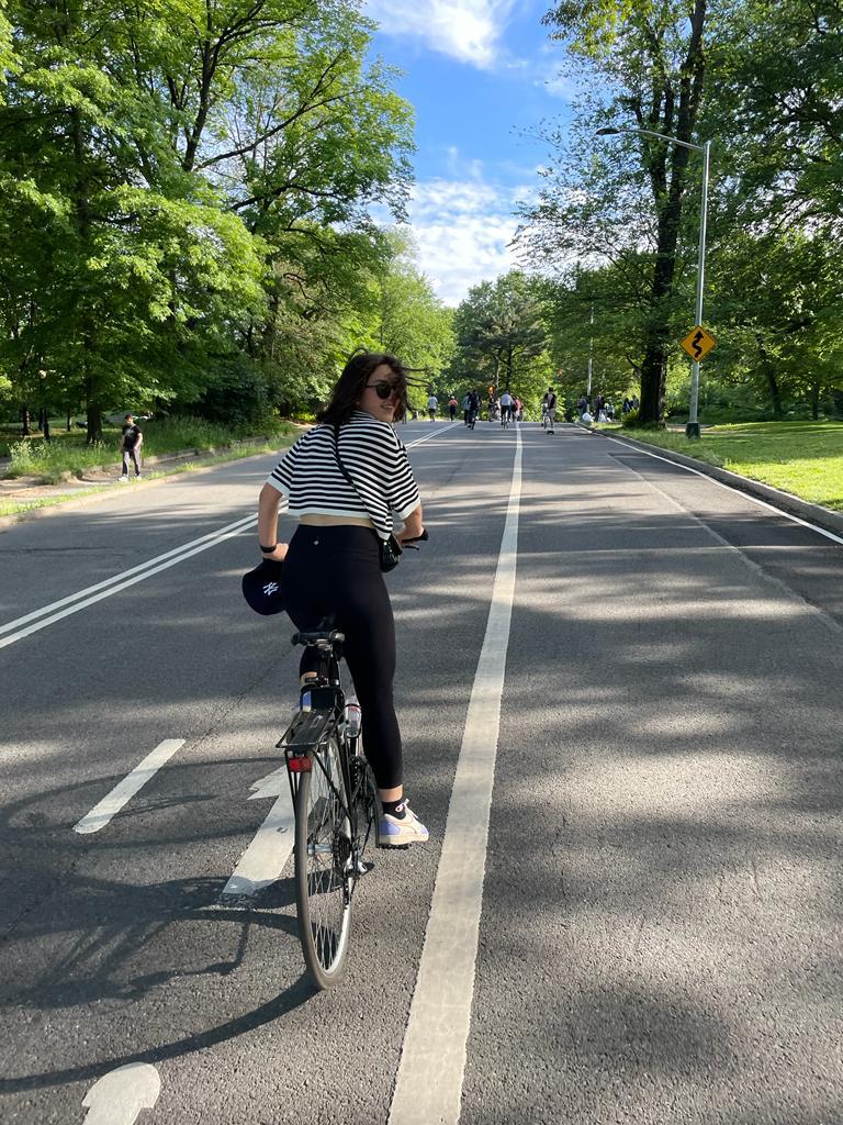 Cycling in Central Park